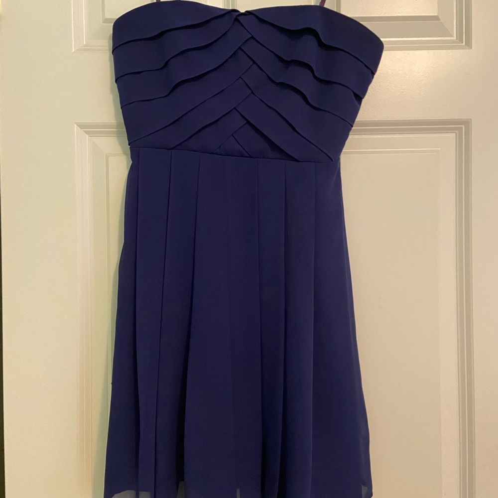 Dress - navy blue